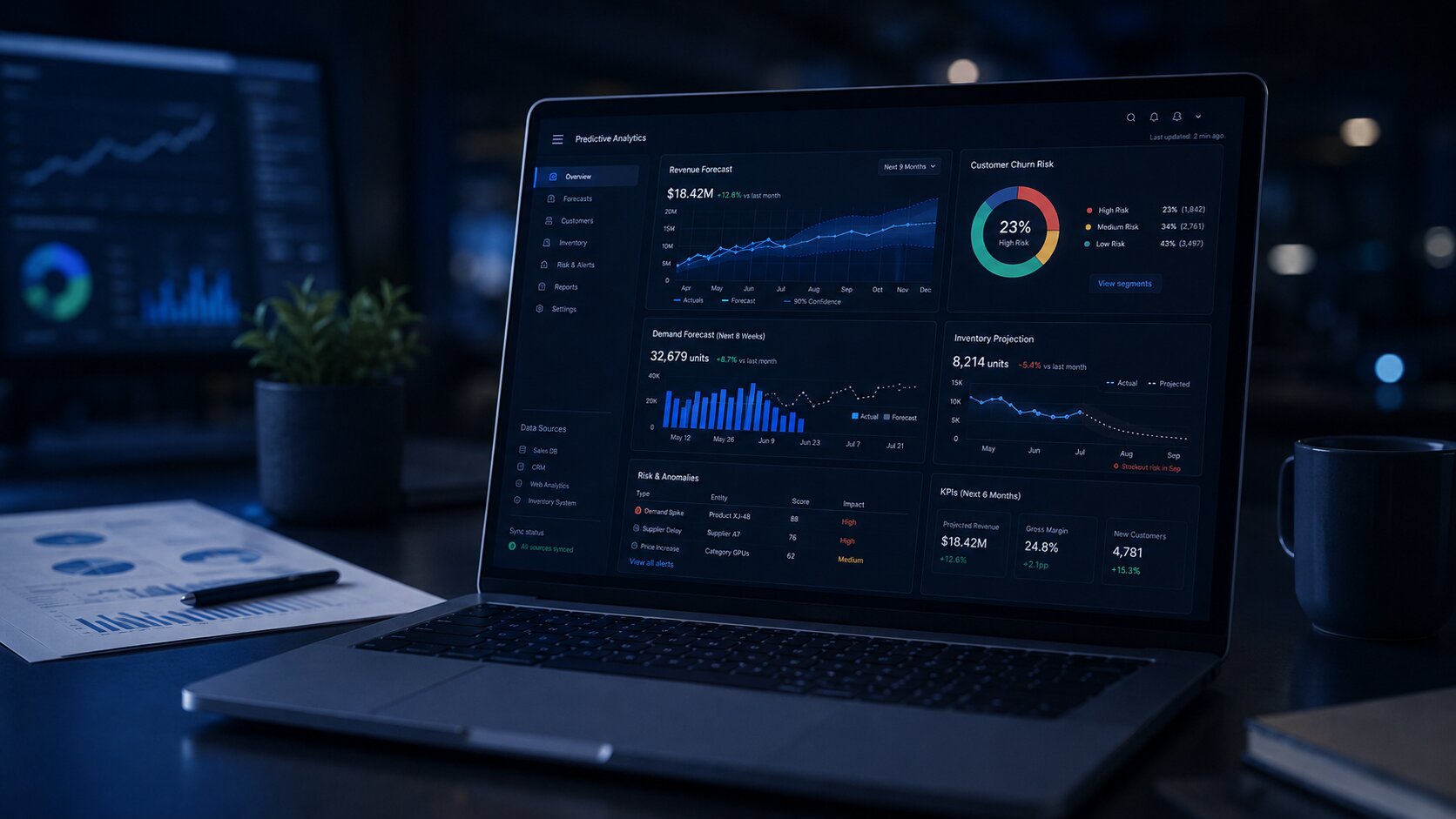 AI-Driven Predictive Analytics for Businesses: Turning Data Into Decisions